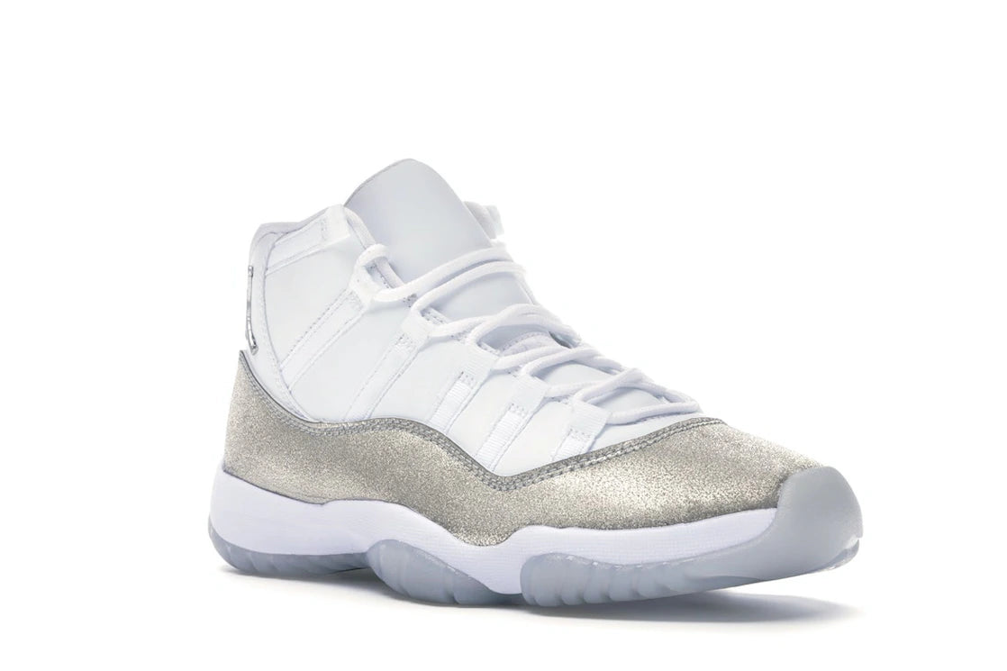 Jordan 11 Retro Weiß Metallic Silber (Damen)