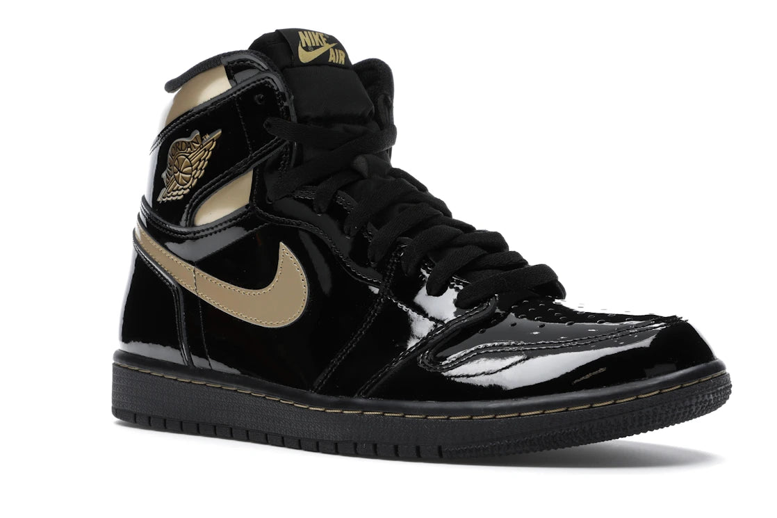 Jordan 1 Retro High Schwarz Metallic Gold (2020)