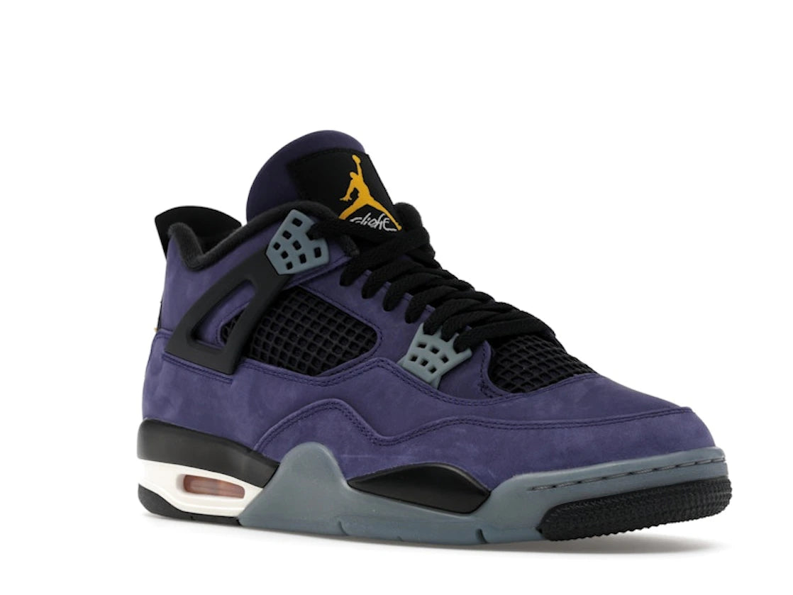 Jordan 4 Retro Lakers - vue secondaire A