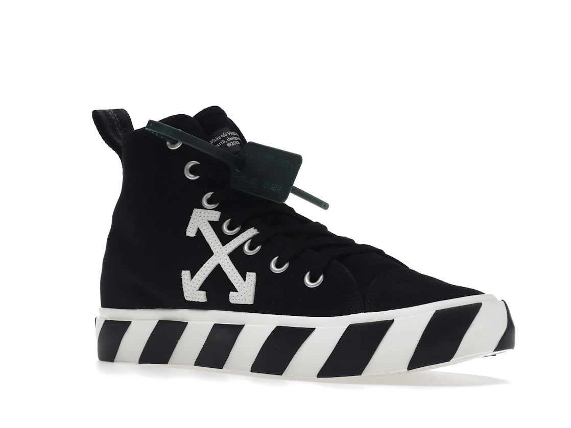OFF-WHITE Vulc Mid Canvas Schwarz Weiß