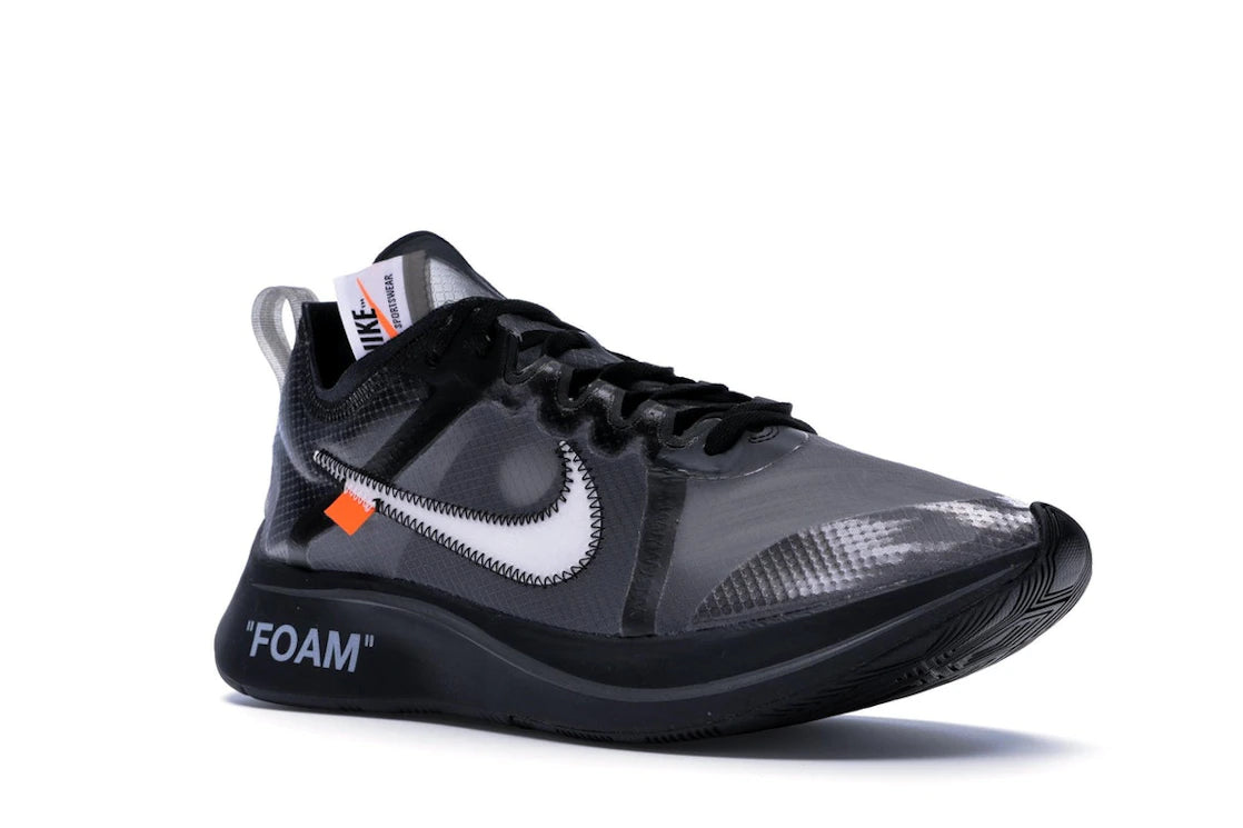 Nike Zoom Fly Off-White Schwarz Silber