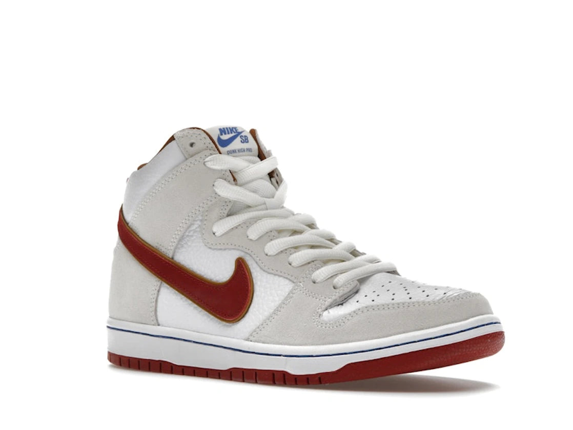 Nike SB Dunk High Sail Bright Crimson