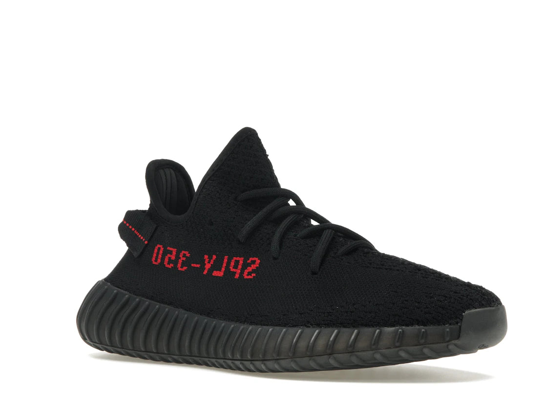 adidas Yeezy Boost 350 V2 Schwarz Rot - vue secondaire A