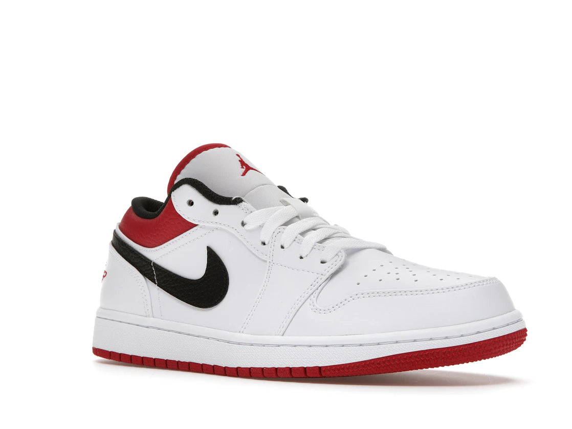 Jordan 1 Low White University Red Black