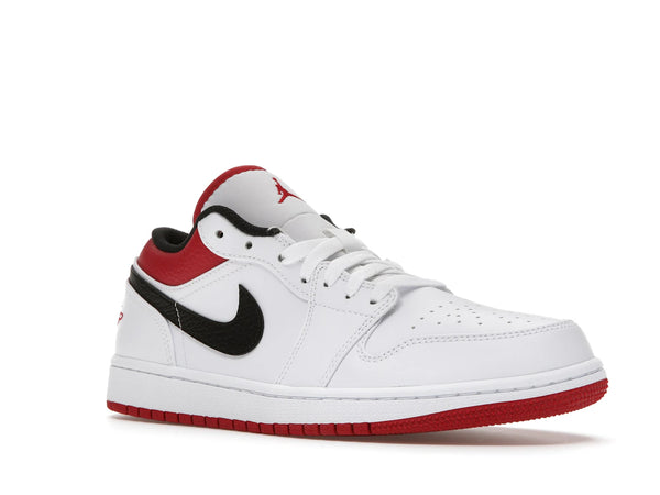 Jordan 1 Low White University Red Black