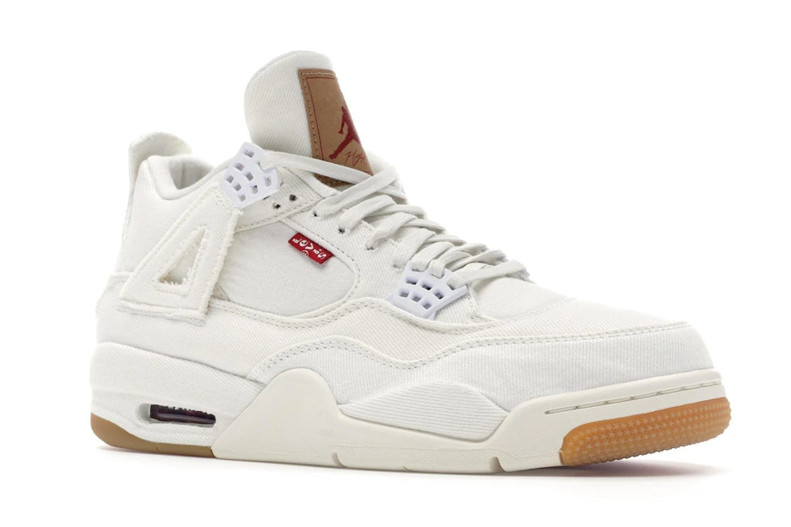 Jordan 4 Retro Levi's Weiß (Levi's Tag)