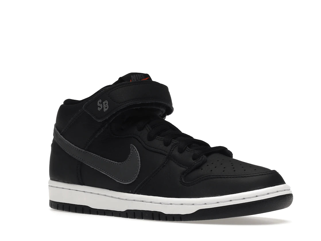 Nike SB Dunk Mid ISO Orange Label Black Dark Grey