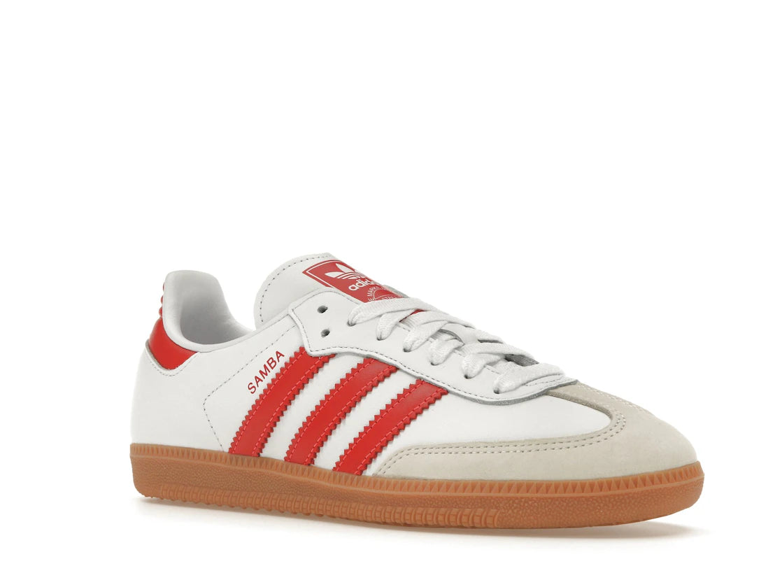 adidas Samba OG White Solar Red Gum (Damen)