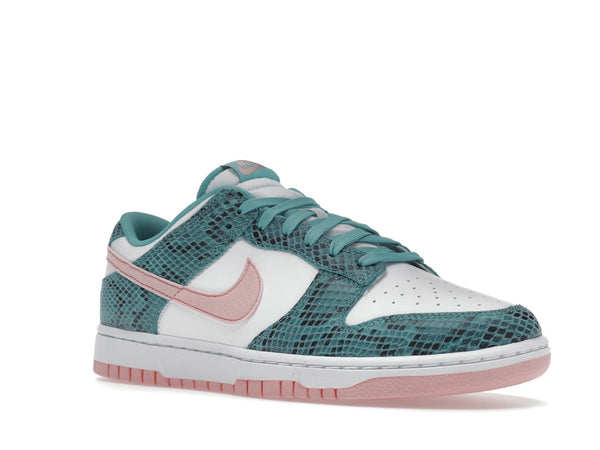 Nike Dunk Low Snakeskin Washed Teal Bleached Coral
