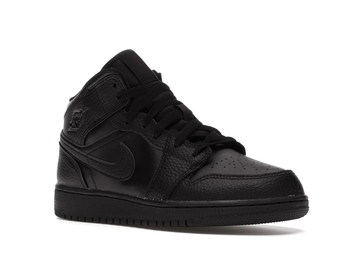 Jordan 1 Mid Schwarz (GS)