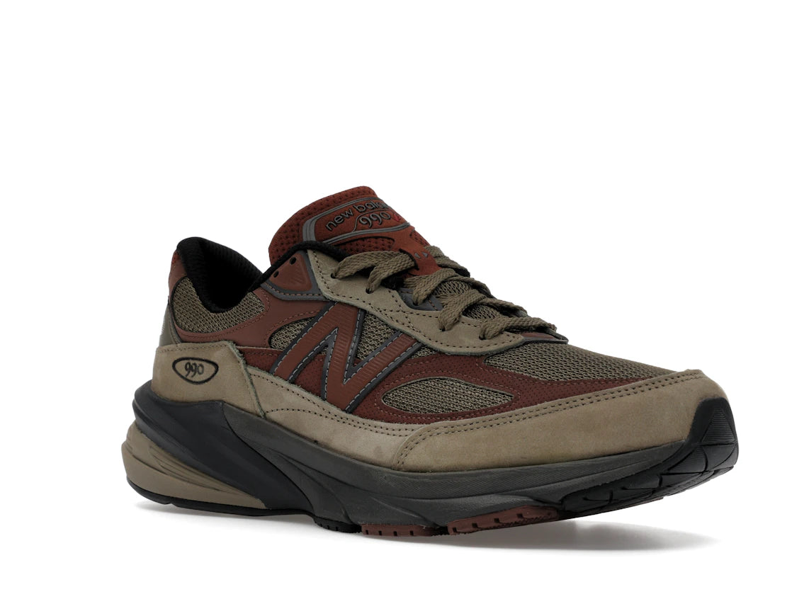 New Balance 990v6 MiUSA Dark Camo Rich Oak - vue secondaire A