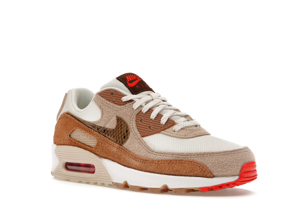 Nike Air Max 90 SE Pale Ivory Snakeskin Swoosh (Women's)