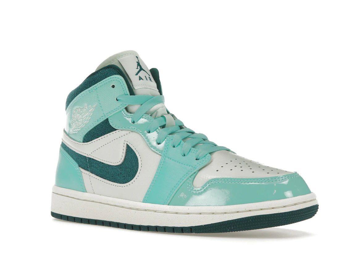 Jordan 1 Mid Chenille Bleached Turquoise (Women's)