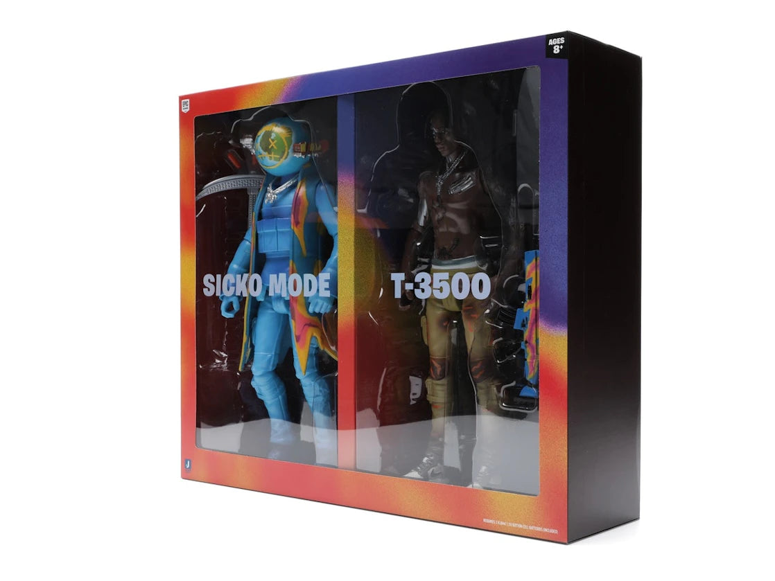 Travis Scott Cactus Jack Fortnite 12" Action Figure Duo Set