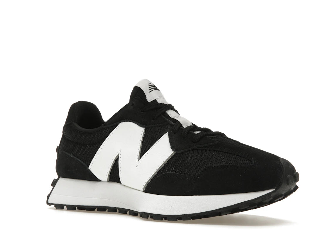 New Balance 327 Black White N Logo