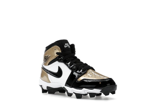 Jordan 1 Mid Cleat Patent Gold Toe (GS)