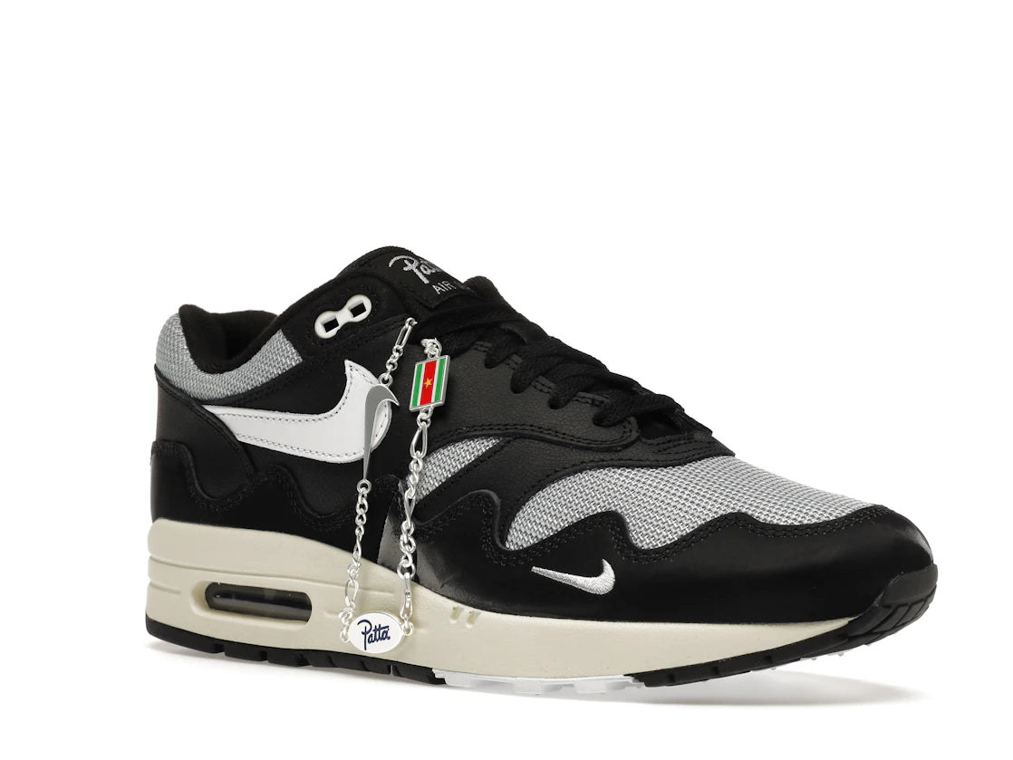 Nike Air Max 1 Patta Waves Black (with Bracelet) - vue secondaire A