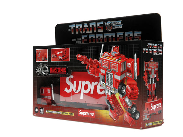 Supreme Transformers G1 Optimus Prime Figure Red