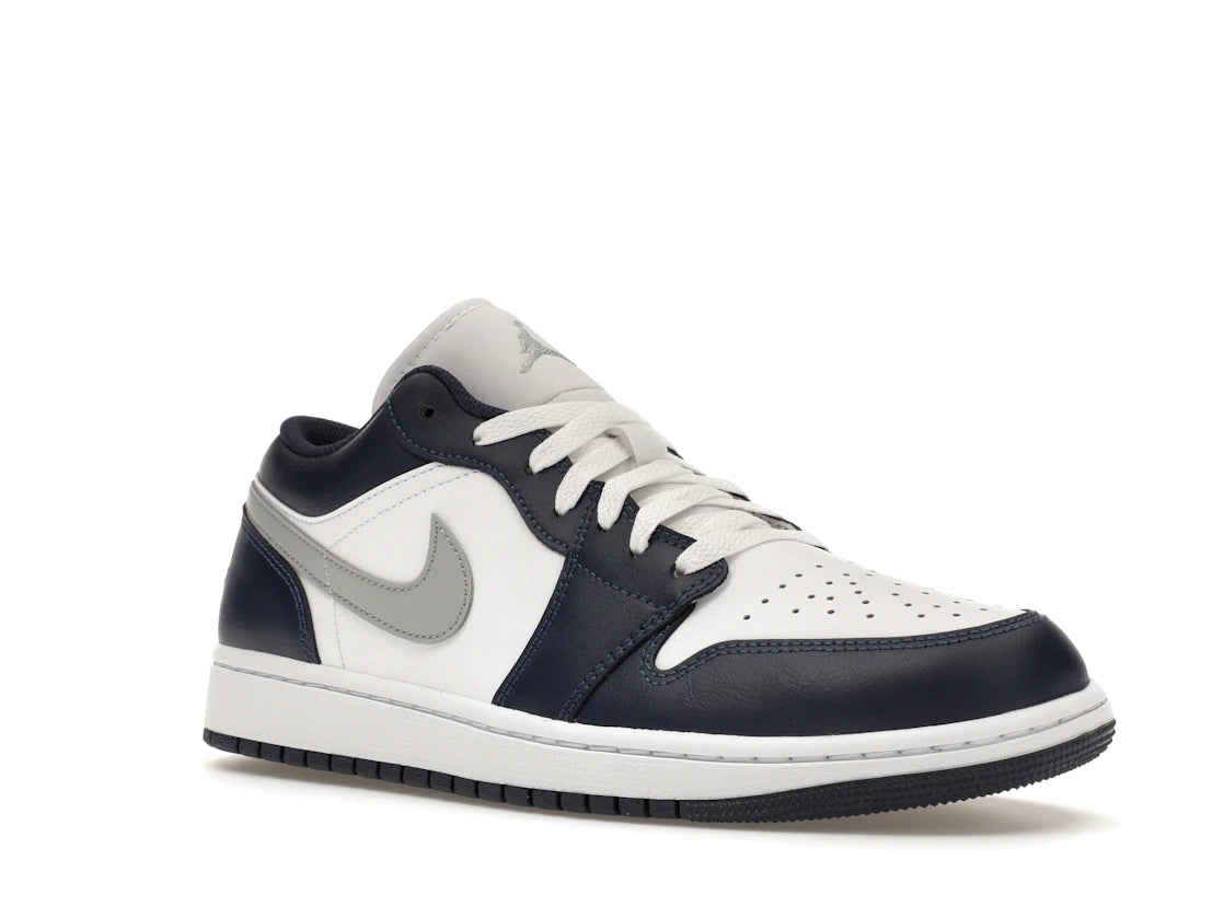 Jordan 1 Low Wolf Grey Midnight Navy