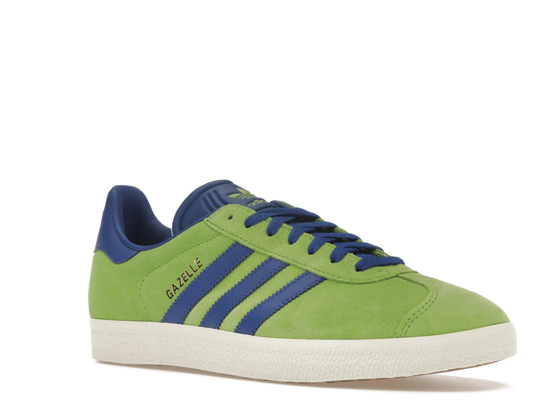 adidas Gazelle Lime Royal Blue