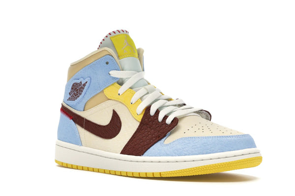 Jordan 1 Mid SE Fearless Maison Chateau Rouge