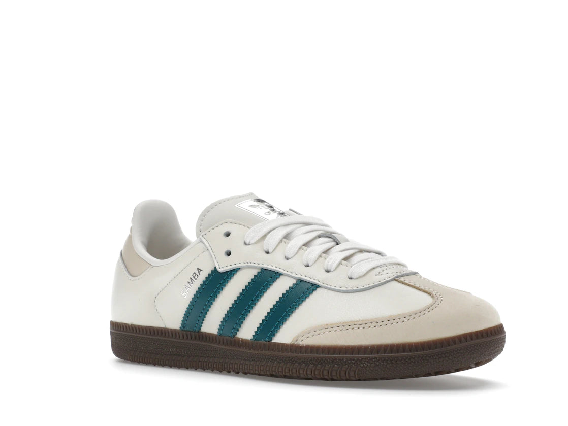 adidas Samba OG Cloud White Legacy Teal (Women's)