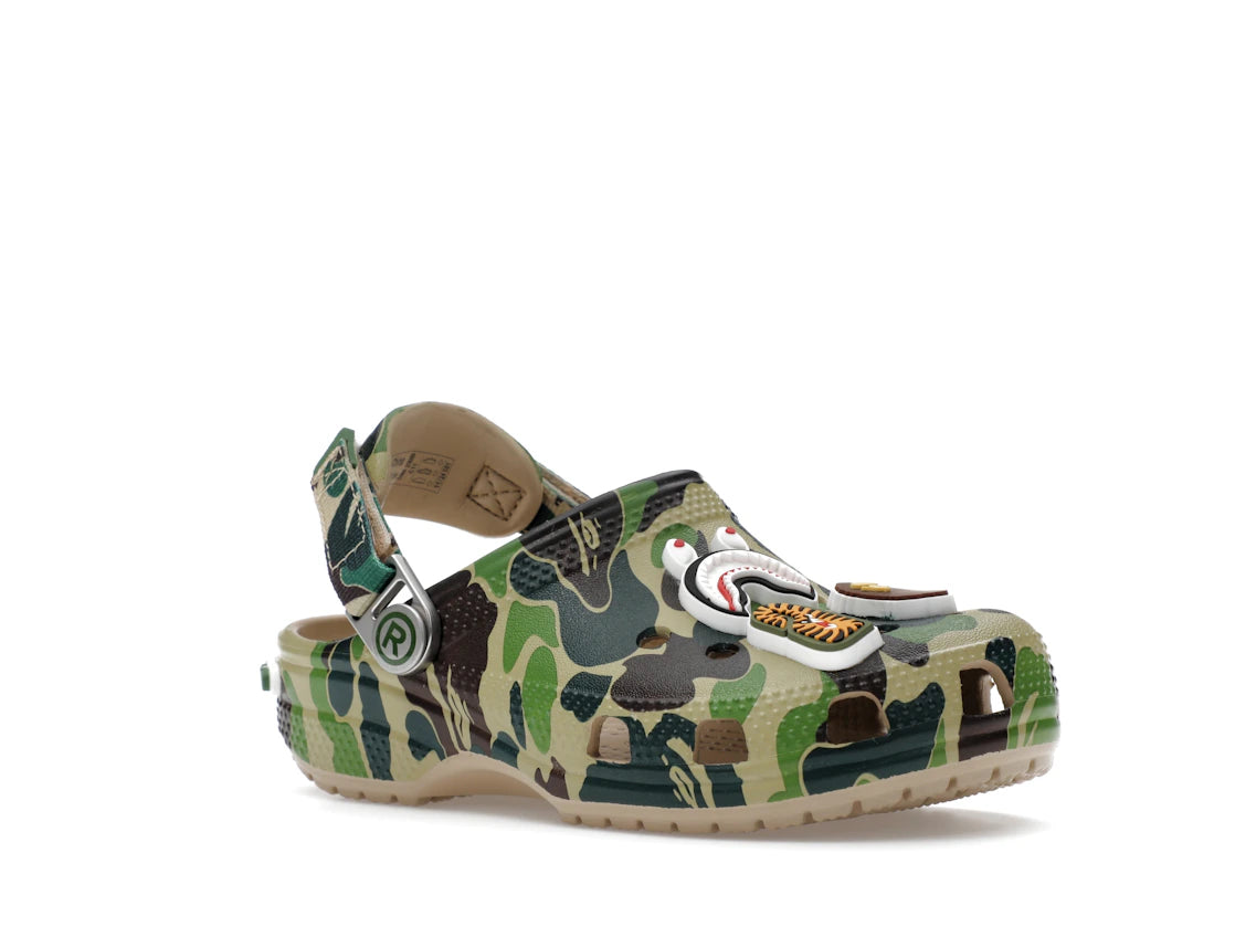 Crocs Classic Clog A Bathing Ape ABC Camo Grün (Kinder)