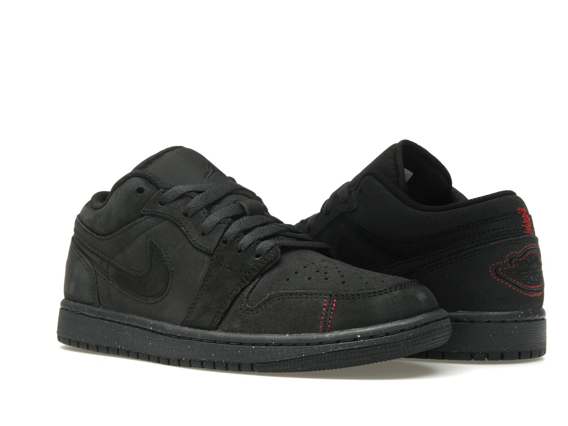 Jordan 1 Low SE Craft Dark Smoke Gray Varsity Red