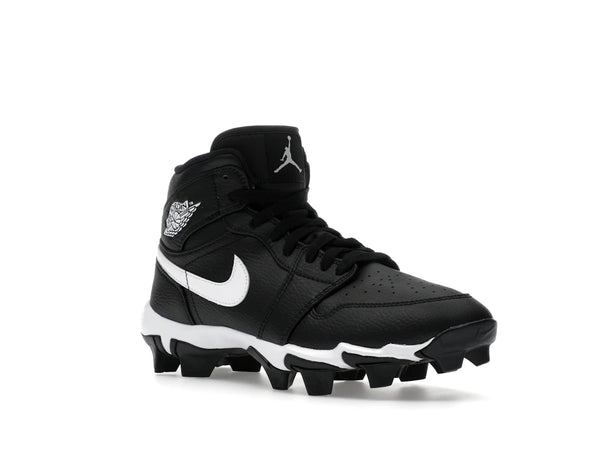Jordan 1 Mid Cleat Black White (GS)