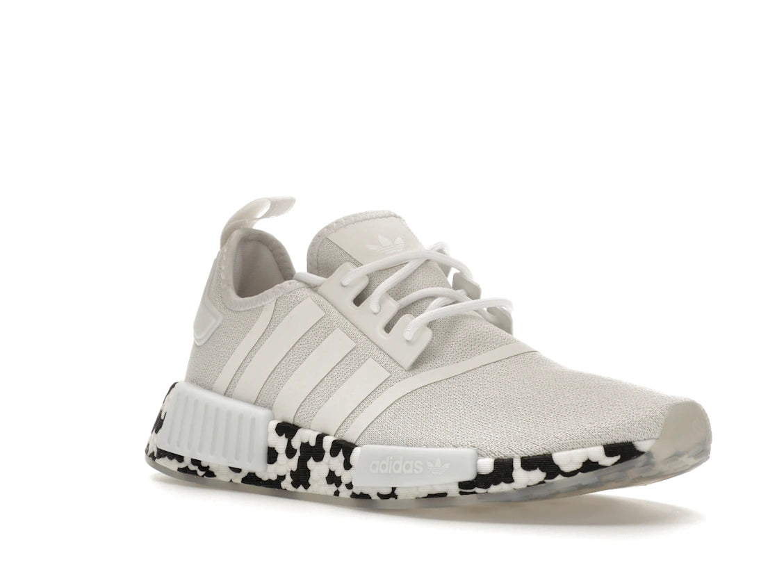 adidas NMD R1 Weiß gesprenkelte Camouflage-Sohle - vue secondaire A