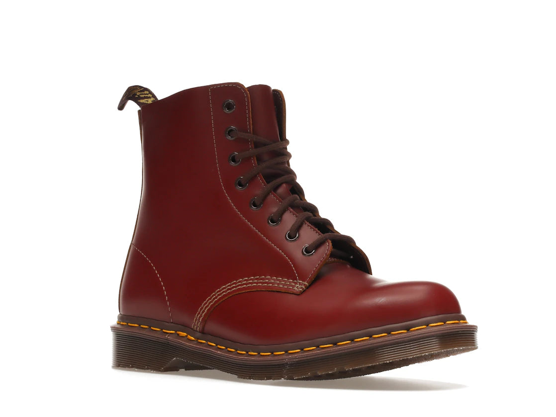 Dr. Martens 1460 Vintage Made In England Lace Up Boot Oxblood Quilon