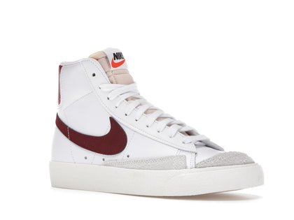 Nike Blazer Mid 77 White Team Red - sneakers view 2