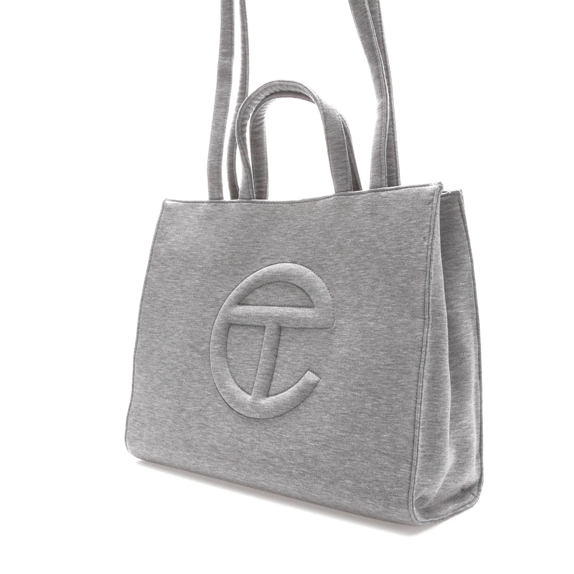 Telfar x UGG Fleece Shopping Bag Medium Heather Grey
