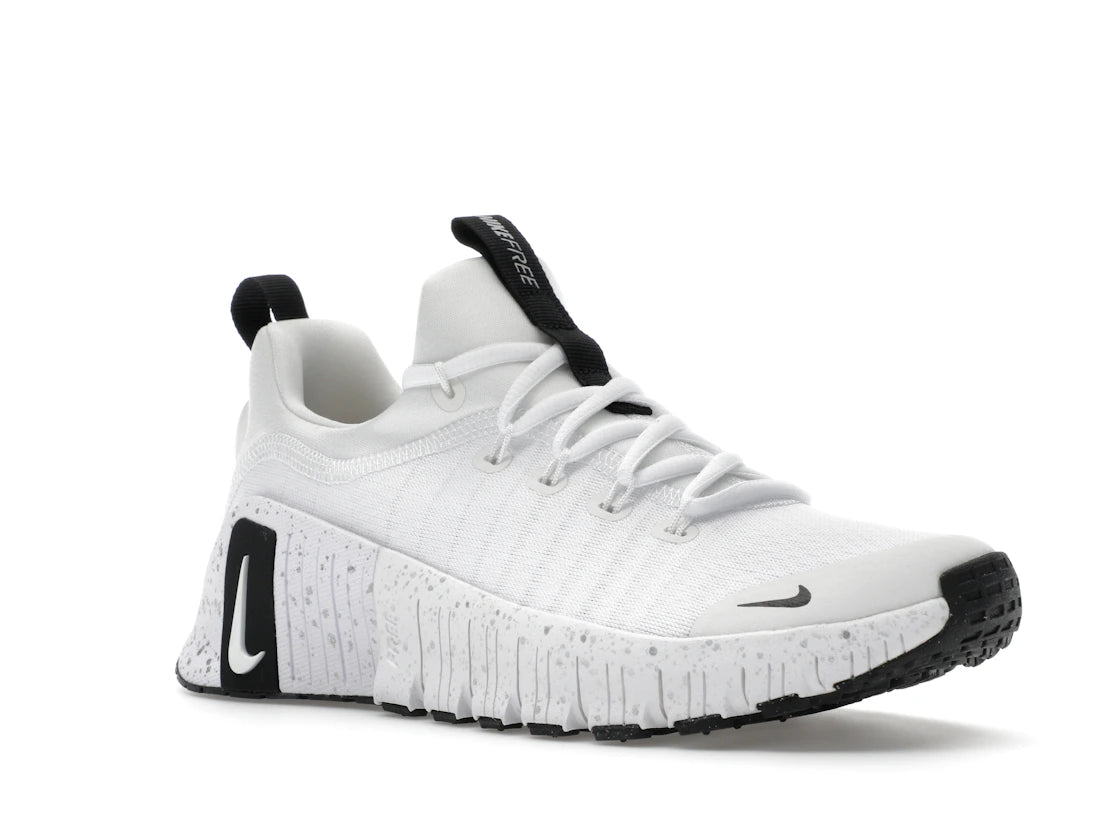 Nike Free Metcon 6 White Metallic Silver Light Smoke Grey Black (Women's)