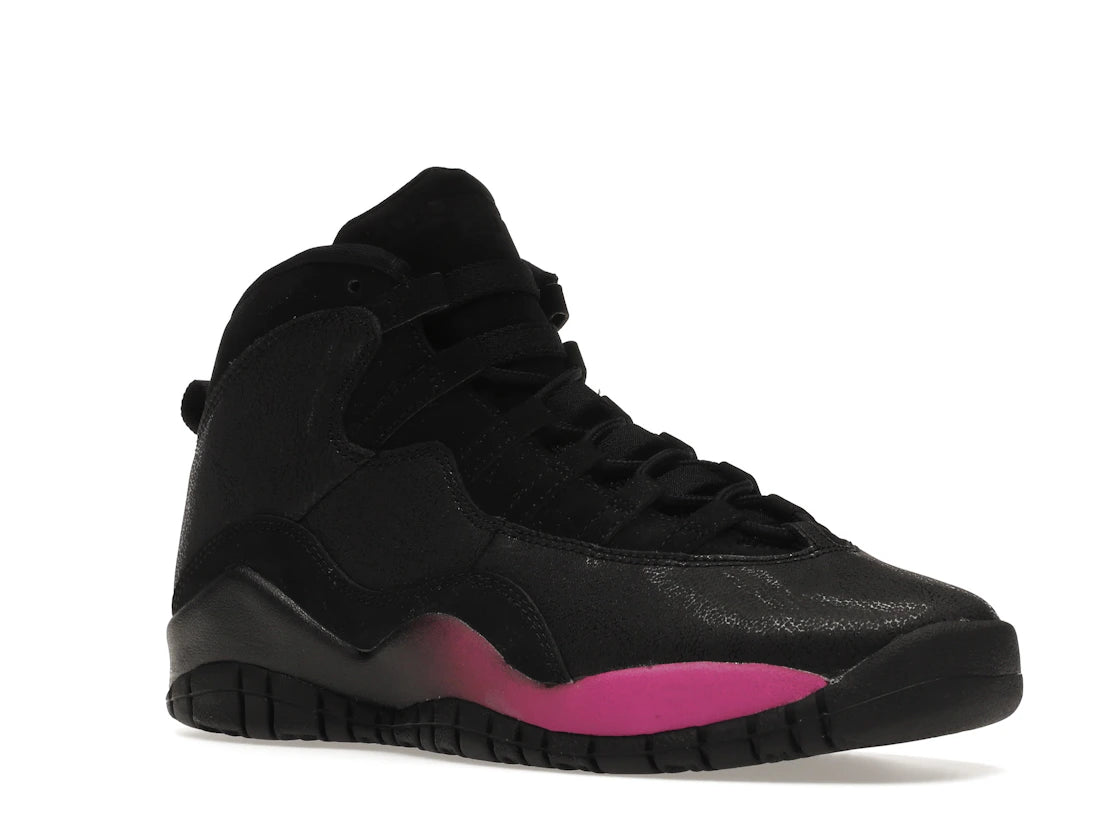 Jordan 10 Retro Black Fuchsia Black (GS)