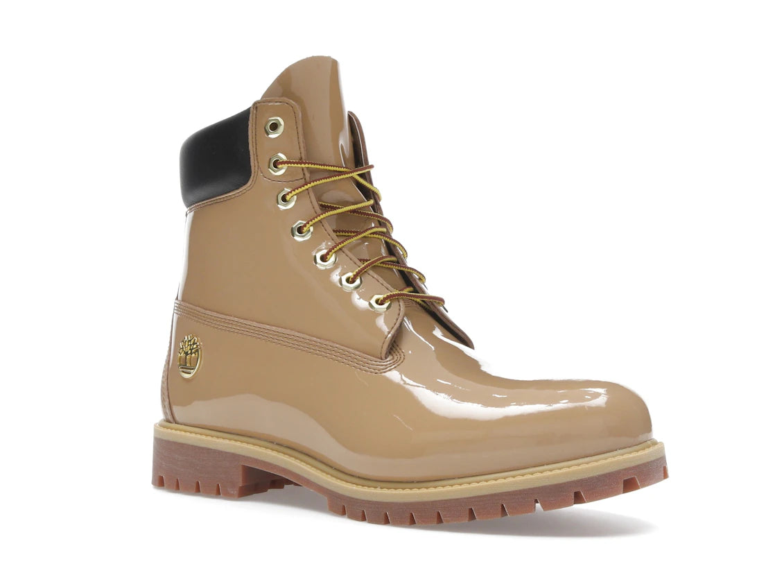 Timberland 6" Premium Waterproof Patent Boots Finch Wheat