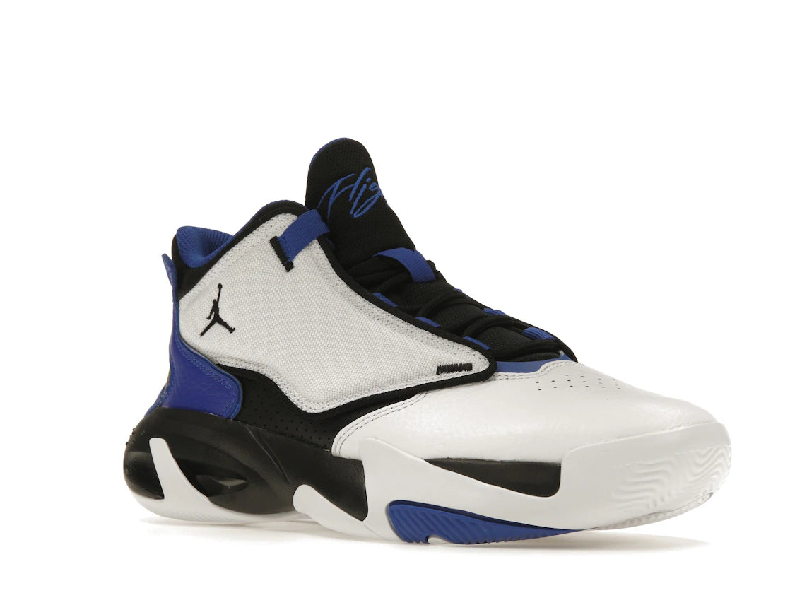 Jordan Max Aura 4 White Black Hyper Royal
