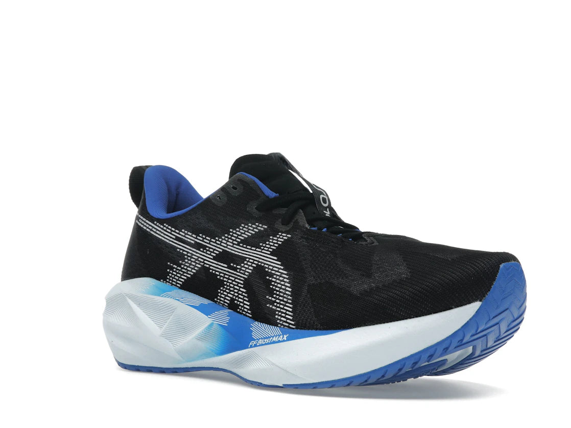 ASICS Novablast 5 Schwarz Weiß Blau - vue secondaire A