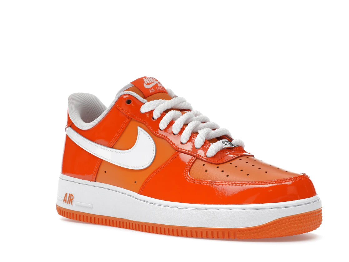 Nike Air Force 1 Low '07 Orange White Patent - vue secondaire A