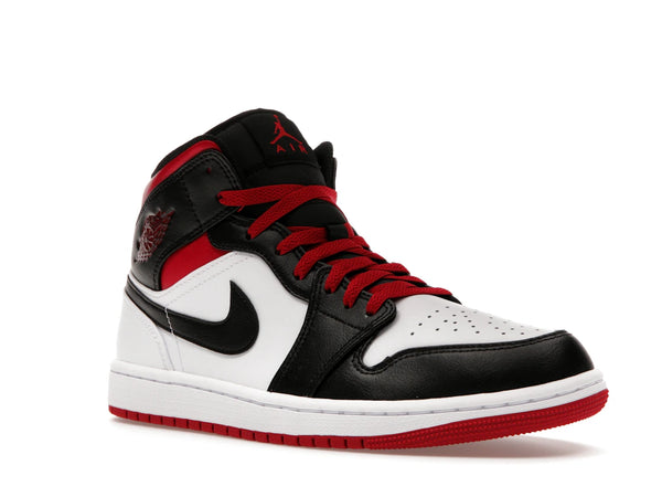 Jordan 1 Mid Gym Red Black Toe