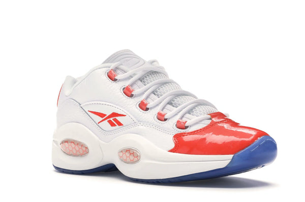Reebok Question Low Patent Toe Orange