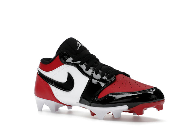 Jordan 1 Low TD Cleat Patent Bred Toe