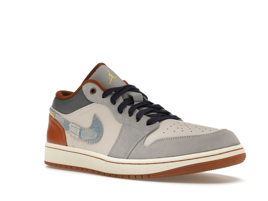 Jordan 1 Low SE Phantom Repaired Denim Swoosh