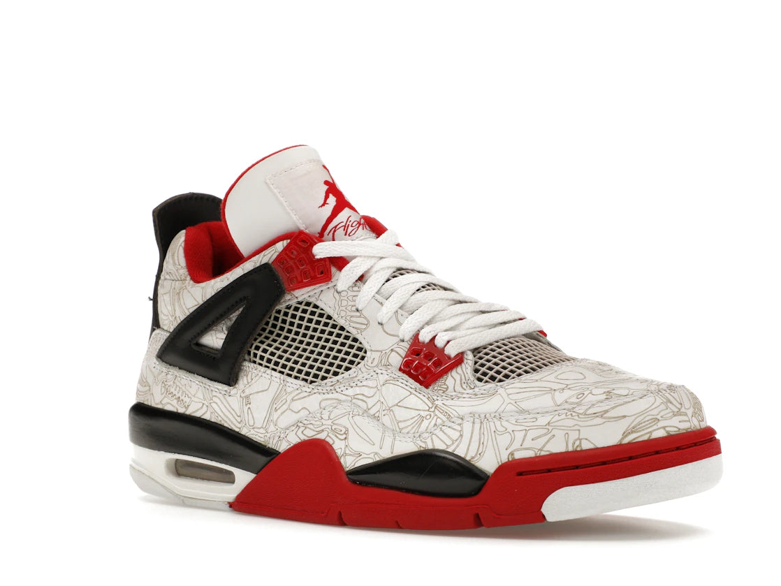 Jordan 4 Retro White Laser