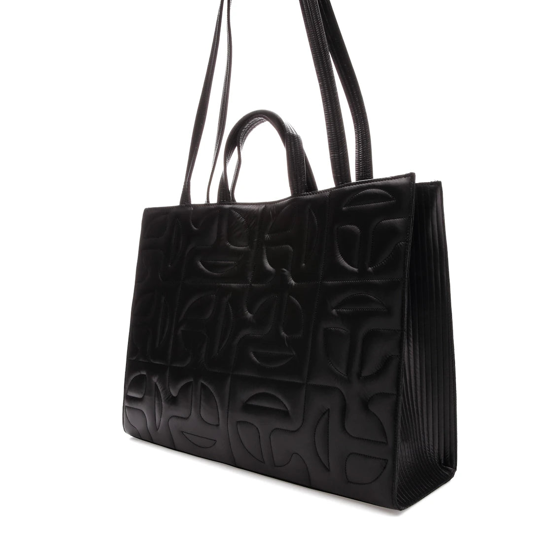 Telfar x Moose Knuckles Quilted Nylon Shopper Tote Large Black