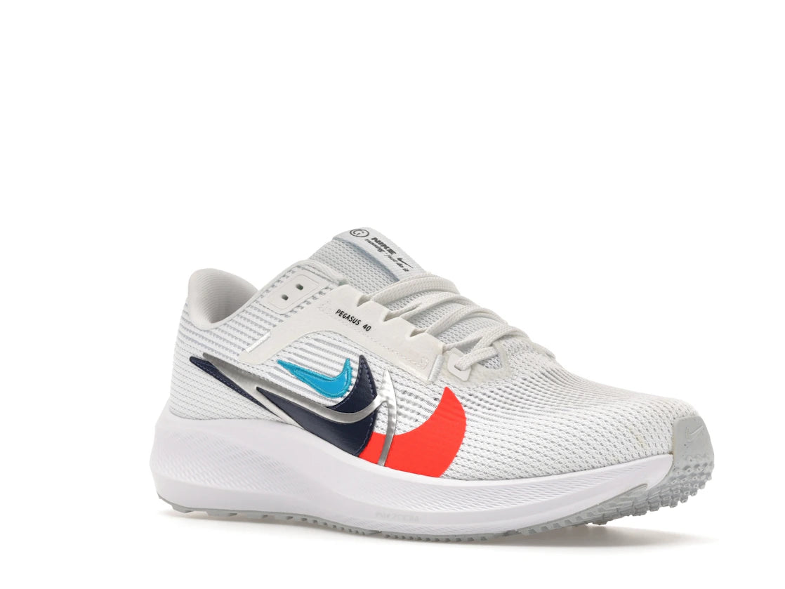 Nike Pegasus 40 Premium Weiß Mehrfarbig