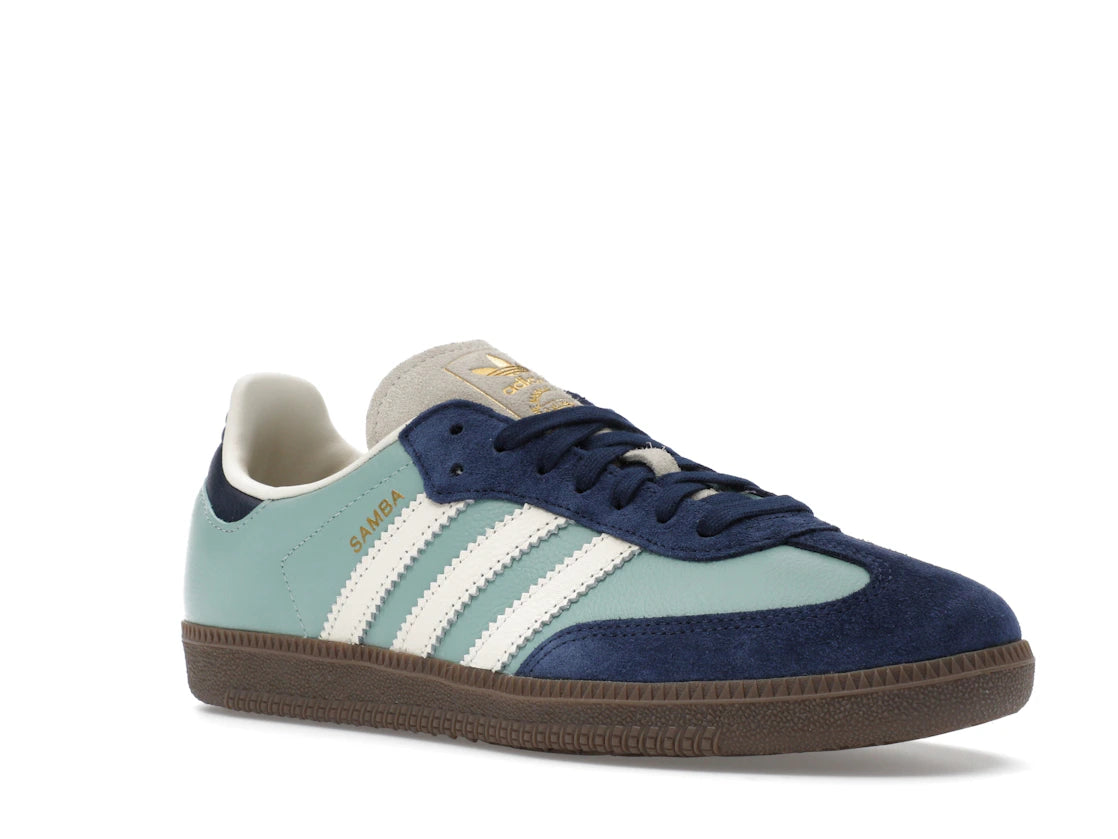 adidas Samba OG Hazy Green Night Indigo (Women's)