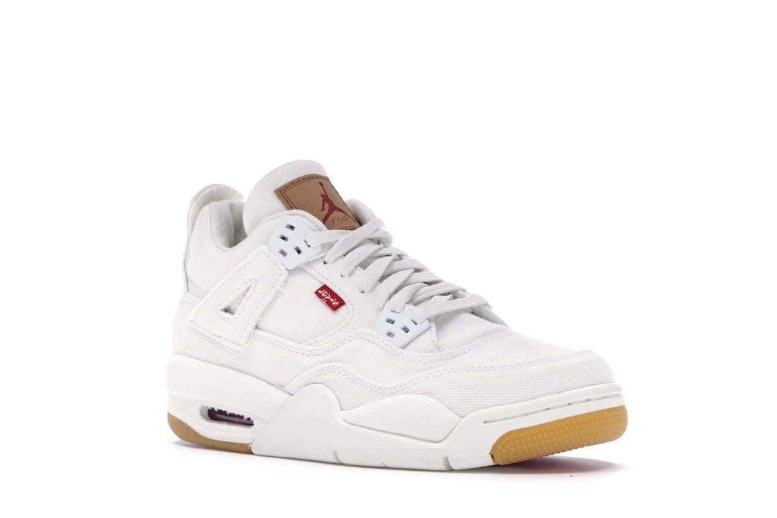 Jordan 4 Retro Levi's Weiß (GS) (Levi's Tag)