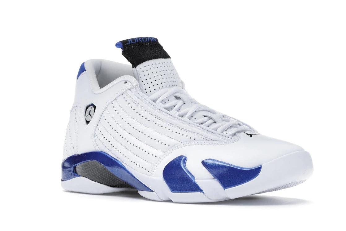 Jordan 14 Retro Weiß Hyper Royal - vue secondaire A