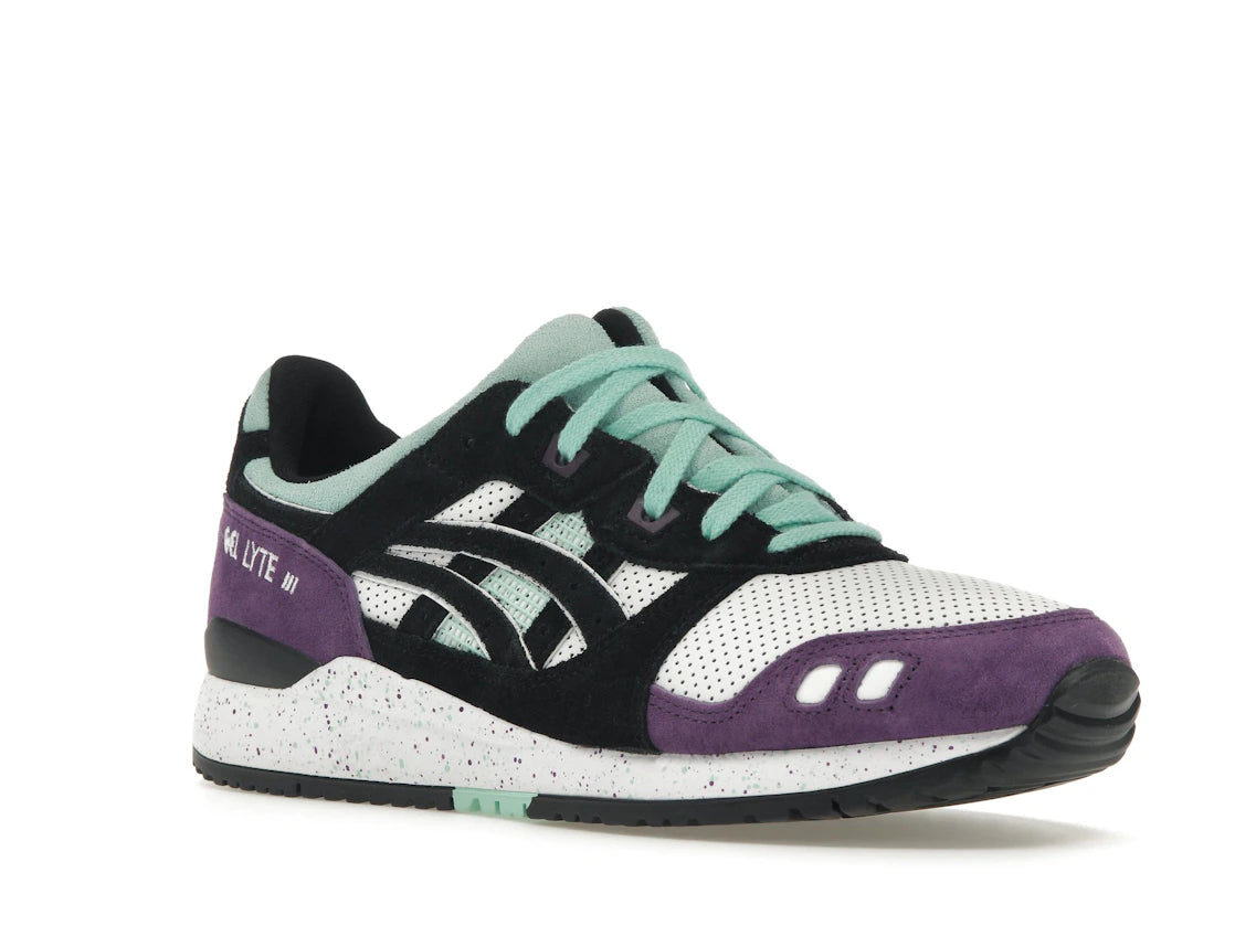 ASICS Gel-Lyte III OG Weiß Schwarz Mint Lila - vue secondaire A